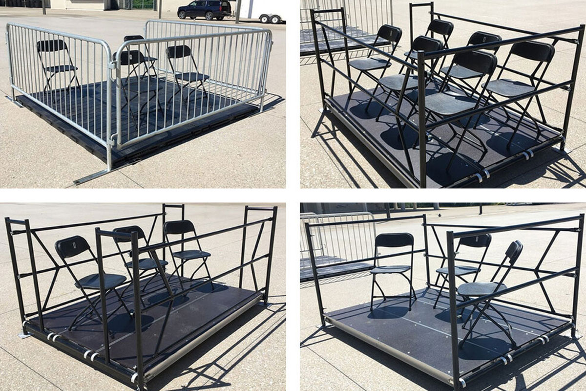 a collage of photos of Granite Industries PartyPods