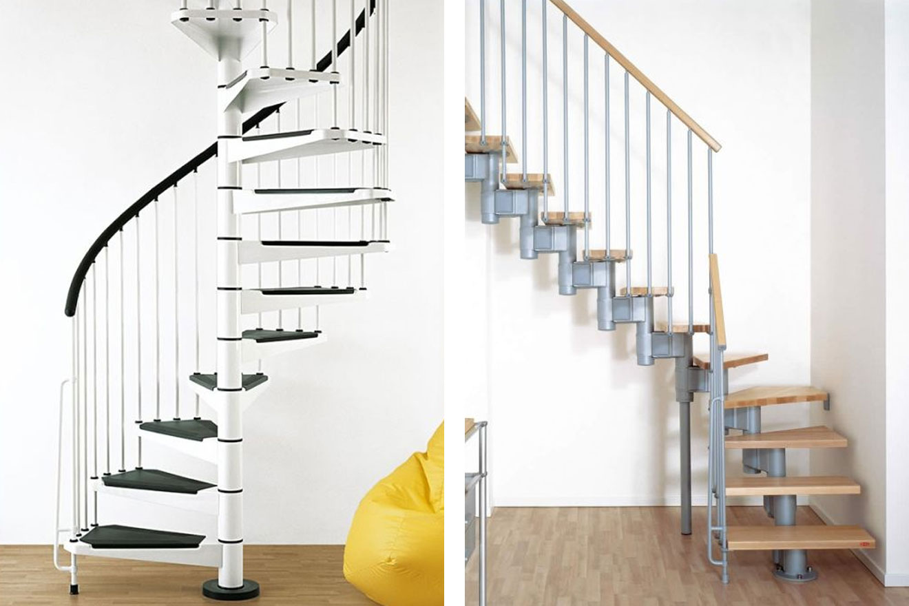 Save big on select clearance models of spiral and modular stairs while supplies last