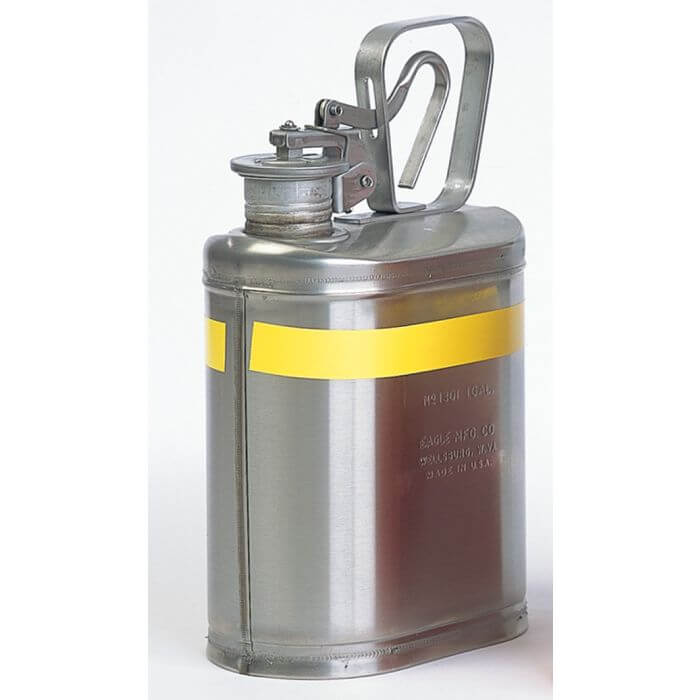 Eagle Manufacturing 1301 - 1 Gallon Stainless Steel Stainless Steel Lab Can