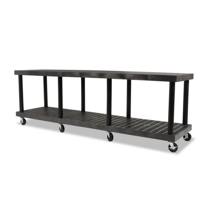 Structural Plastics Modular-Kart&trade; Grid Top Utility Carts