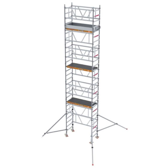 Low-Level Access MiTower PLUS Quick Assembly Aluminum Rolling Access Tower - 26' Working Height - 500 lb. Capacity Low-Level Access MiTower PLUS Quick Assembly Aluminum Rolling Access Tower - 26' Working Height - 500 lb. Capacity