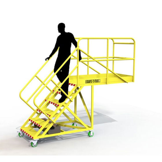 Custom Cantilever Rolling Ladders