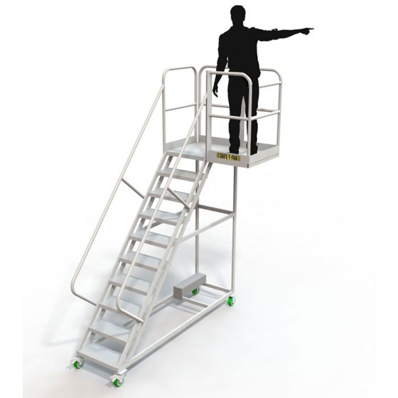 Custom Side Cantilever Rolling Ladders
