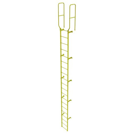 Tri-Arc Yellow Steel Fixed Access Ladders