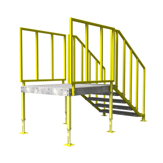 Shop our portable and temporary stairs for construction sites ...